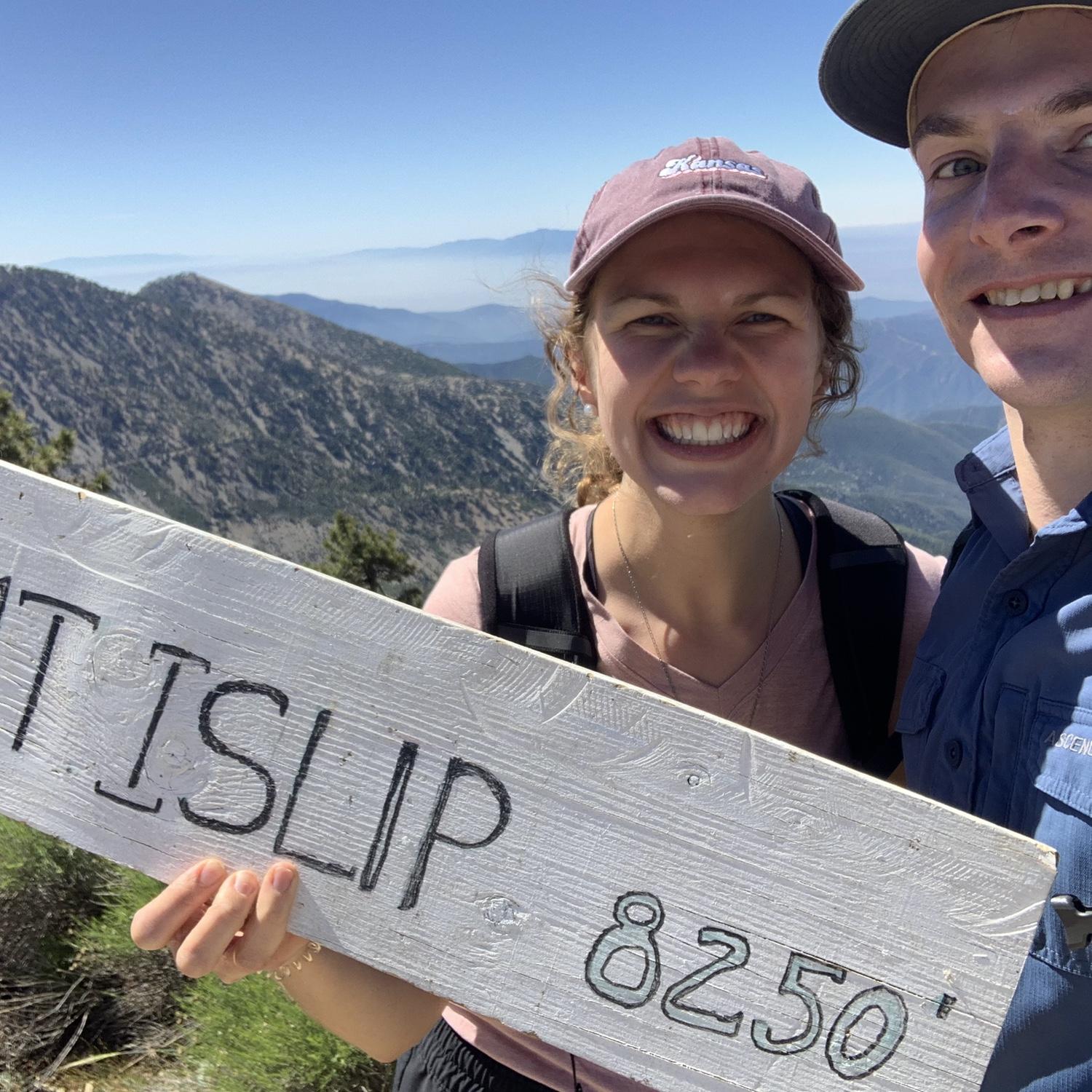 The first "date?" A Fourth of July hike, followed by sushi. Brendan quickly learned that Emily inherited zero chopstick skills from her father.