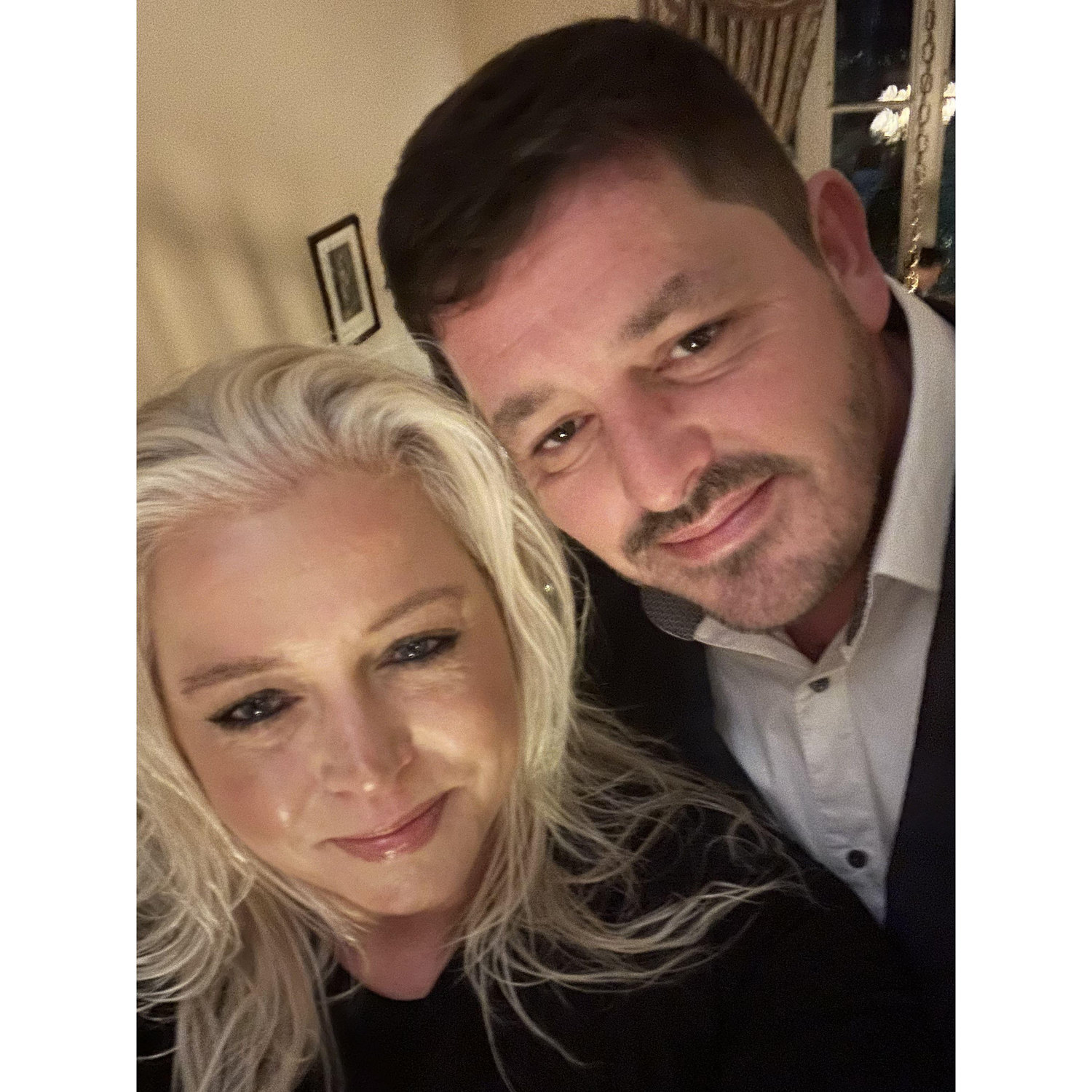The night Paul Proposed 31/12/2024 at midnight.  Claire said YES!!