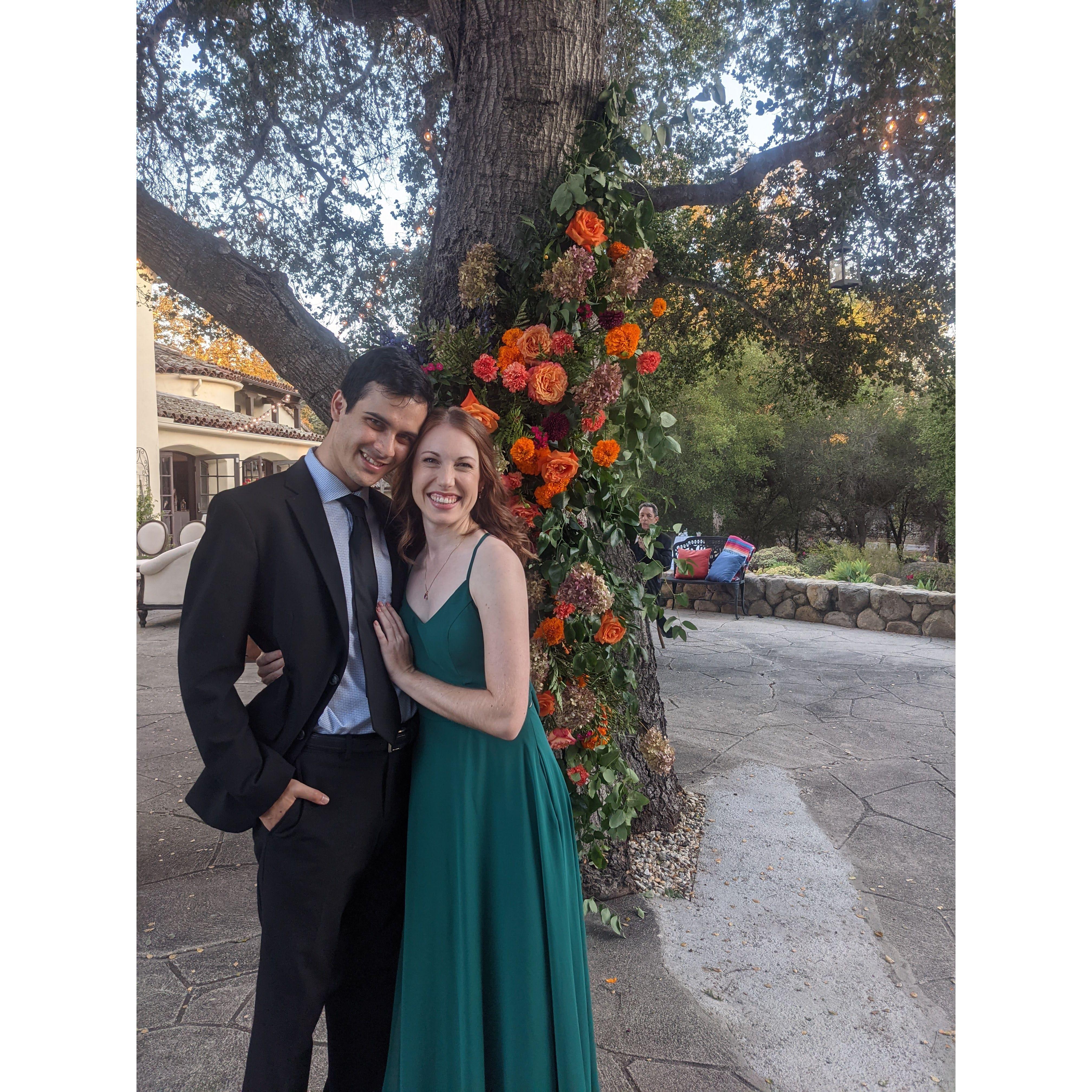 Enjoying our time together at Karisa and Brady's wedding in Santa Barbara (October 2021)