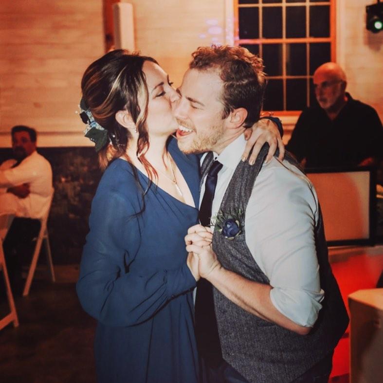 At Ashley and DJ's wedding <3
