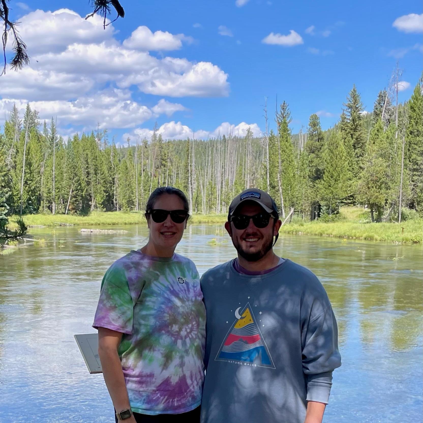 Big Springs - we saw a moose and baby moose on this walk!