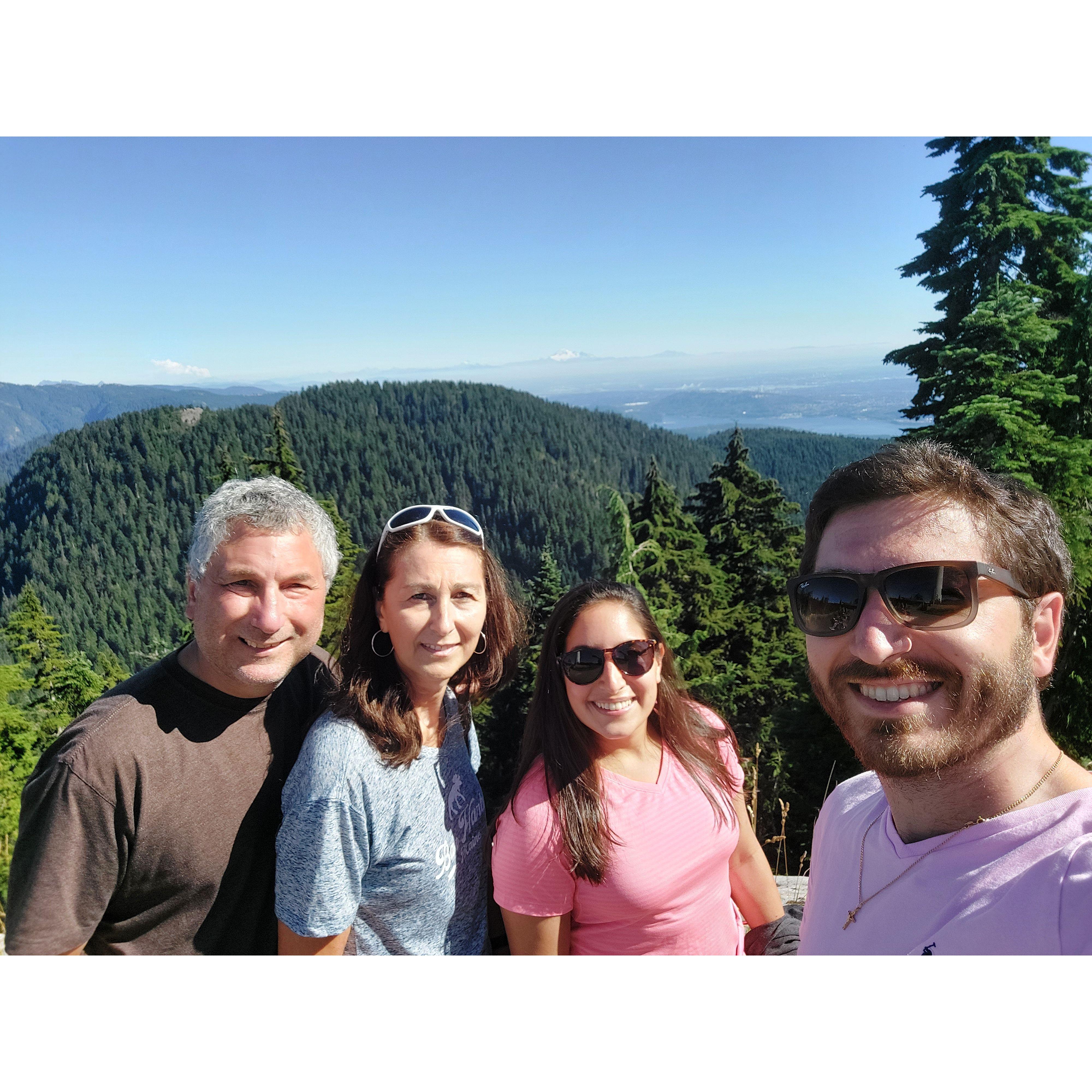 Grousse Mountain - Vancouver - Sept 2023 - Donna and Charlie