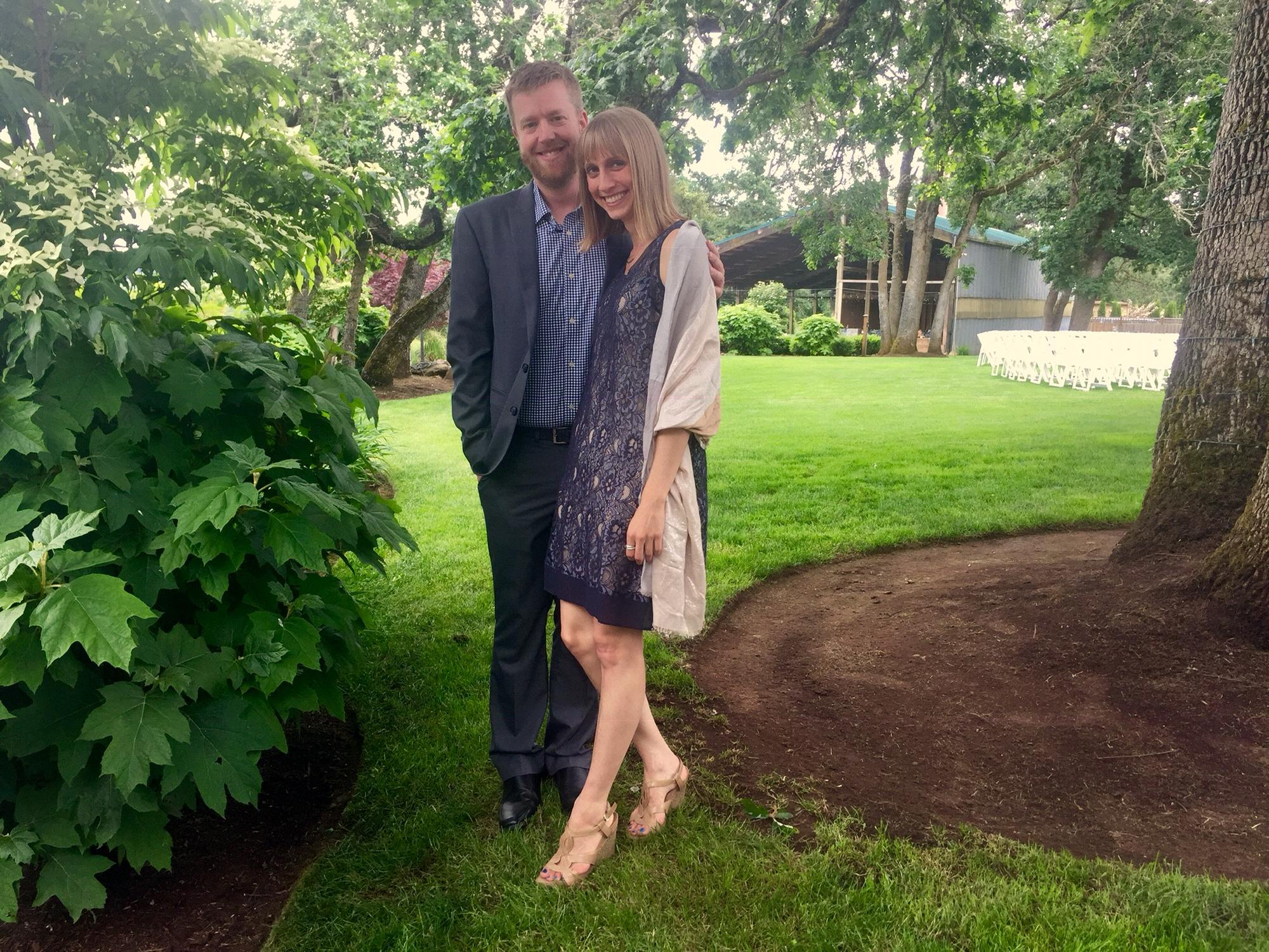 Family wedding in Newberg, OR.