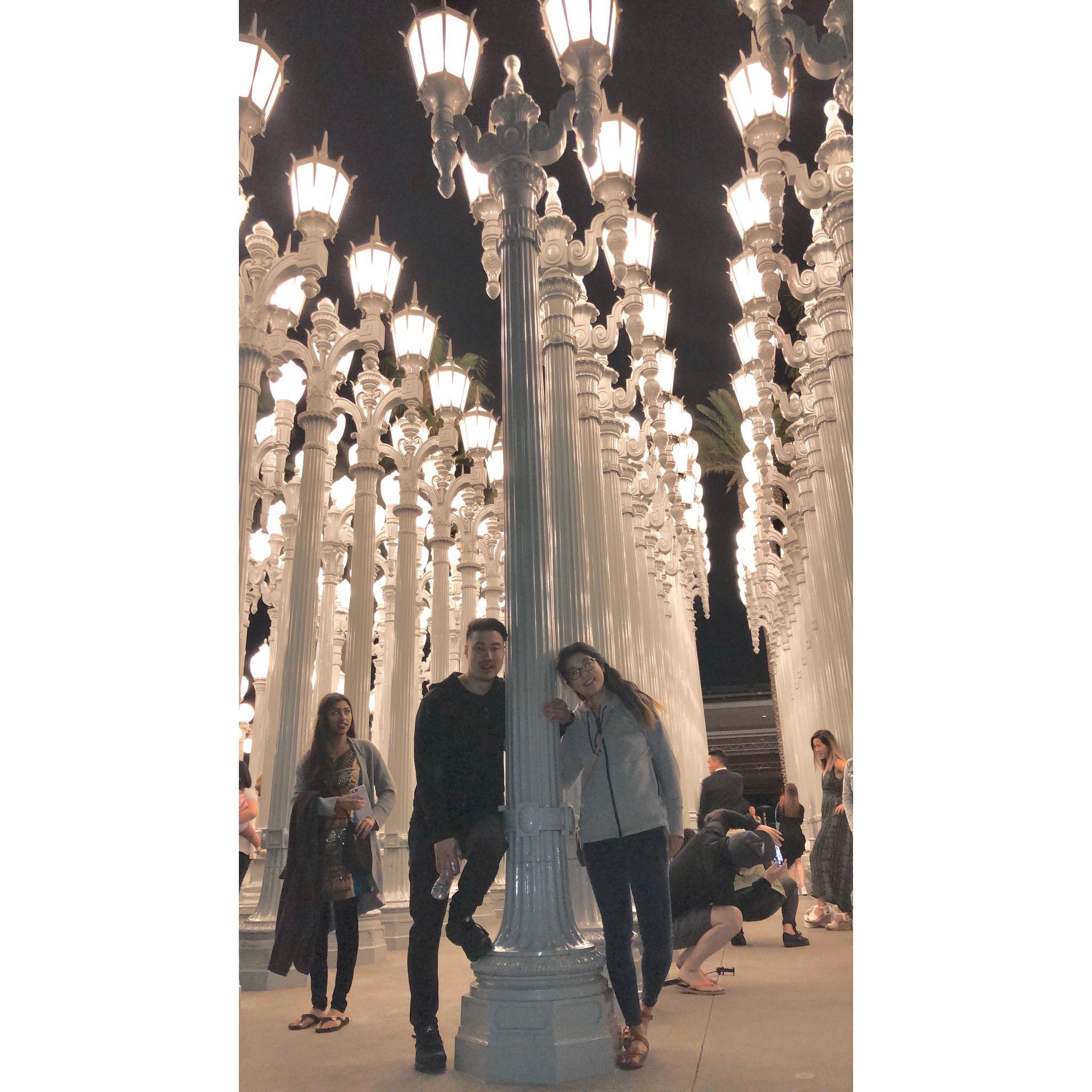When we went to LA for the the first time together.