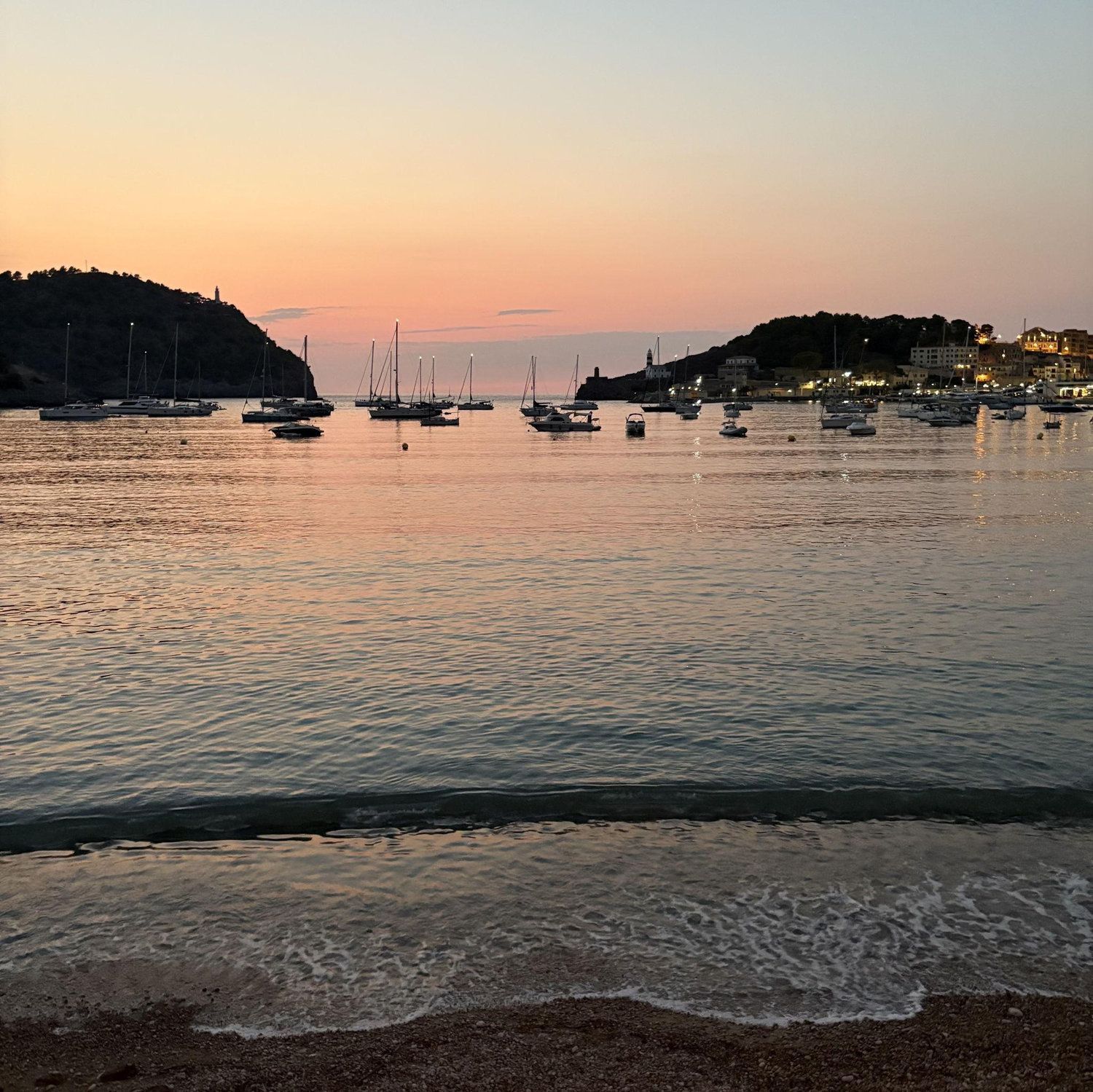 Beautiful Port de Soller sunset