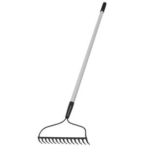 Blue Hawk 54.5-in L Fiberglass-Handle Welded Steel Garden Rake