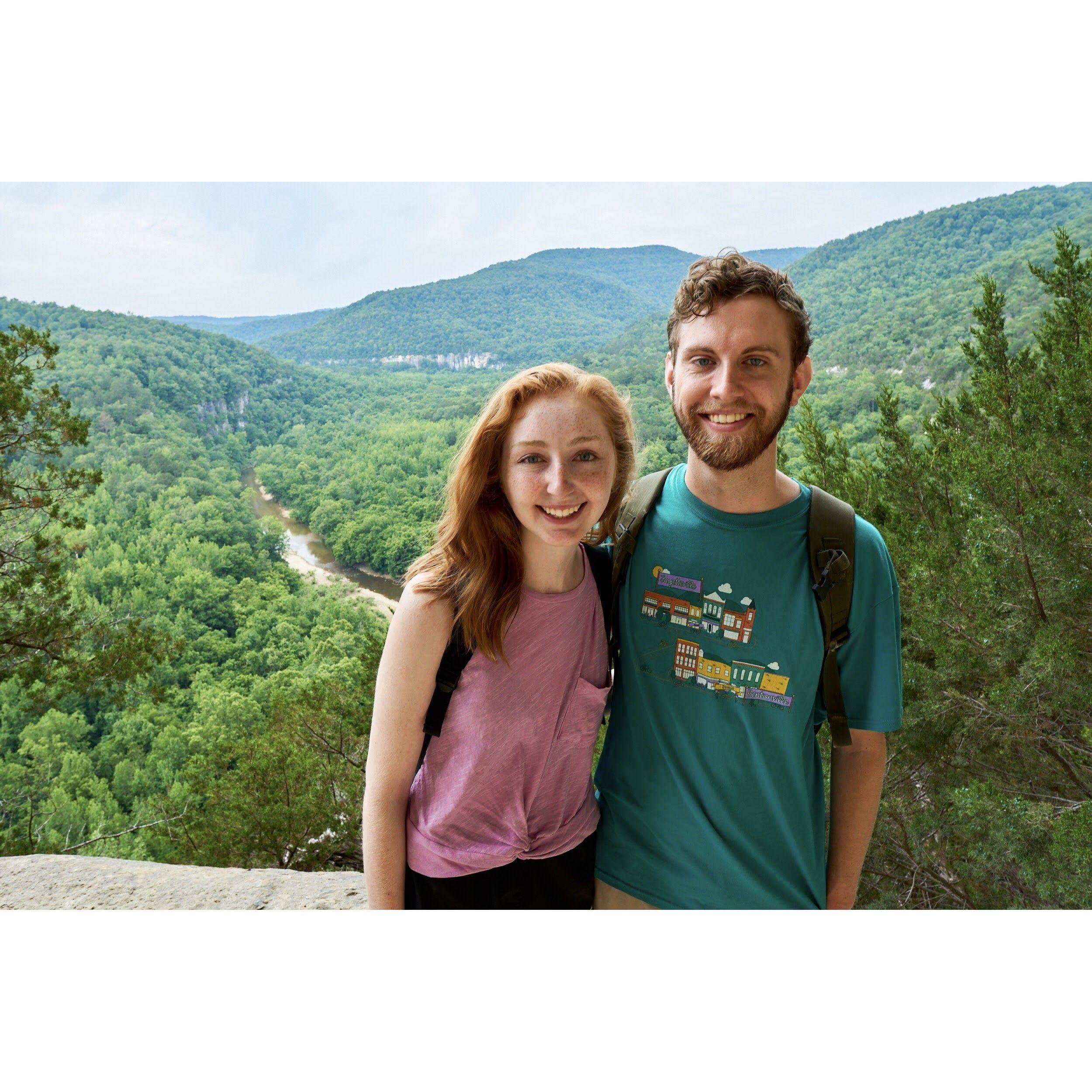 Our first hike together in June 2020!