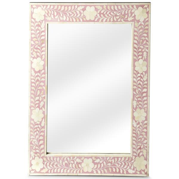 Pink Bone Inlay Mirror