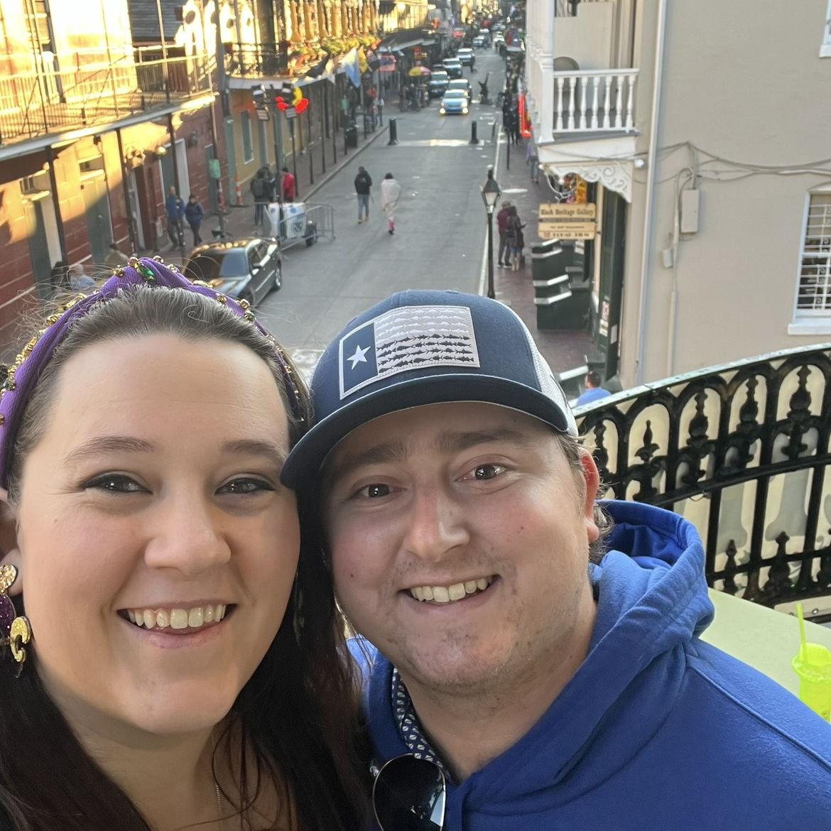 Anna's first trip to New Orleans.