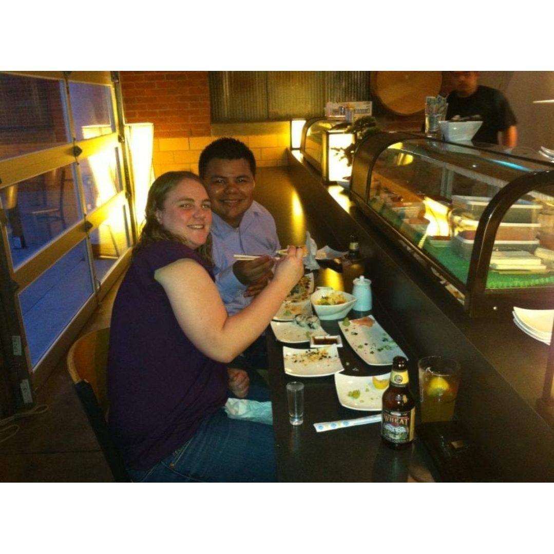 Our first date