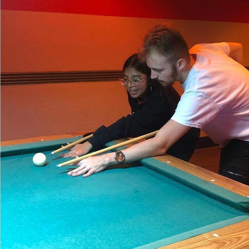 A friend took this picture just in case we started dating!