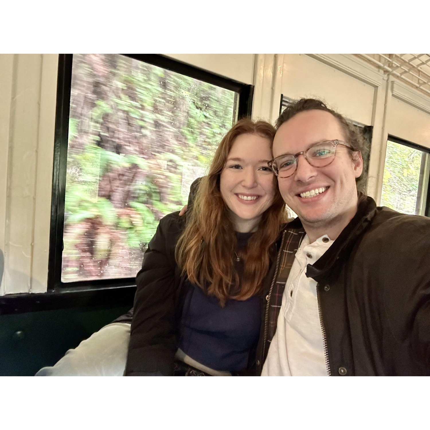 A ride on the train in Fort Bragg