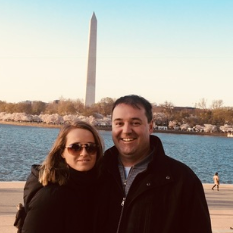 At the Cherry Blossoms in D.C.