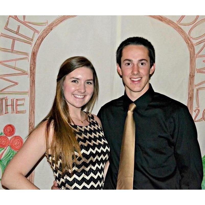 Freshmen in college at our dorm's dance!