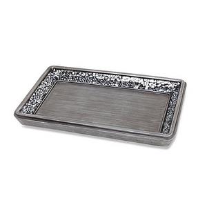India Ink Omni Guest Towel Holder in Pewter