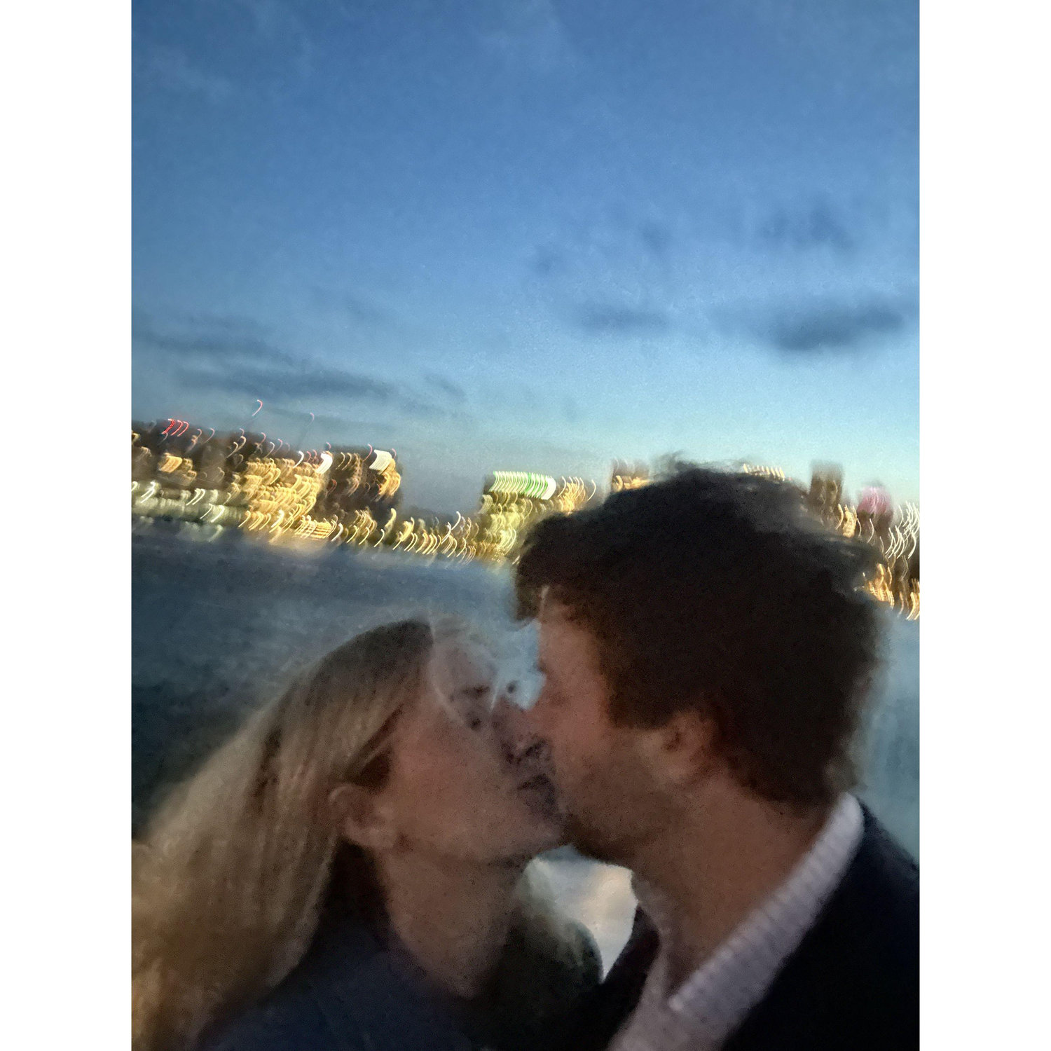 River kisses.