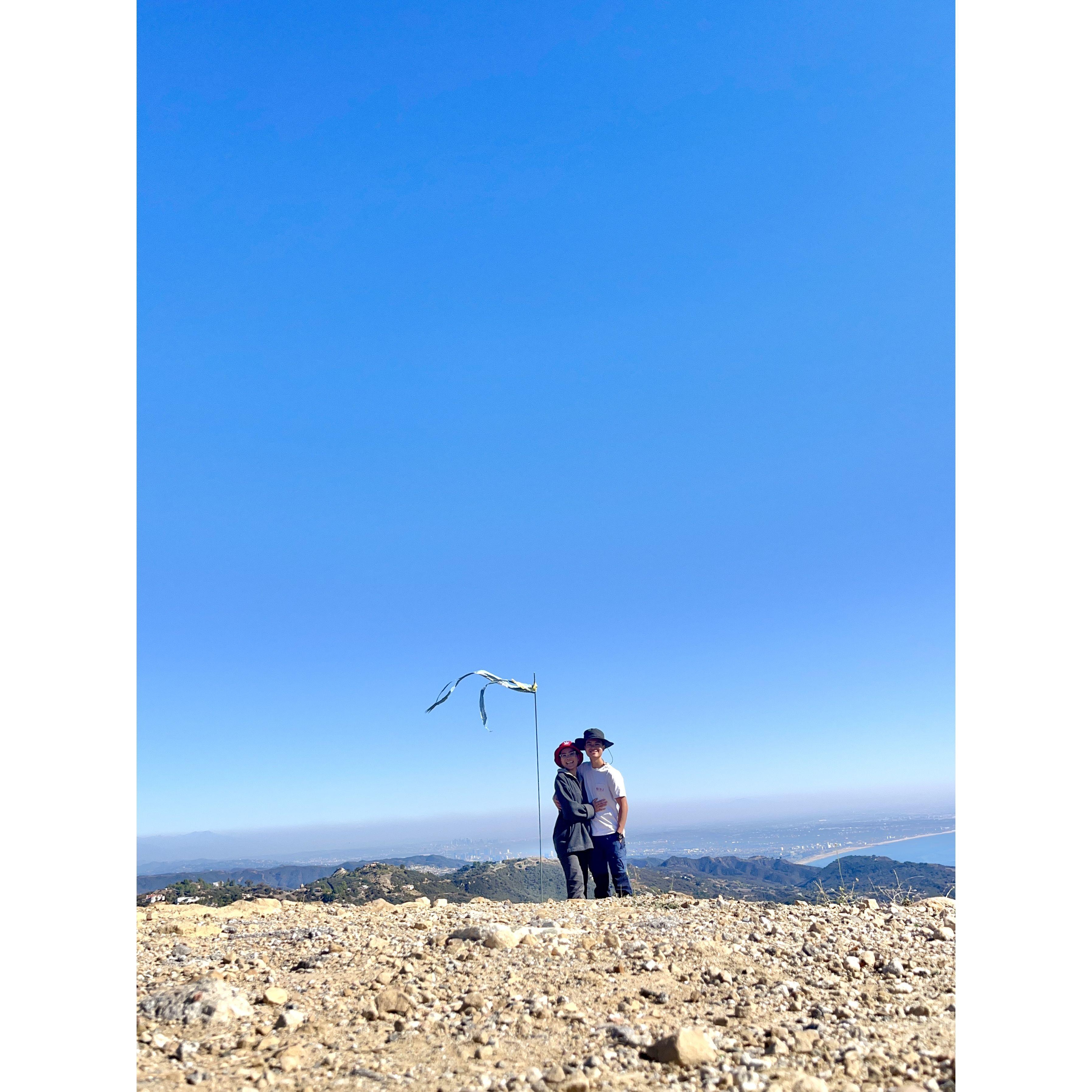 11/2022: One of our major hikes at Saddle Peak in Topanga Canyon