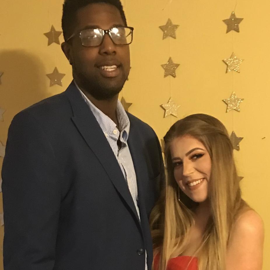 One of our first photos together- 2018