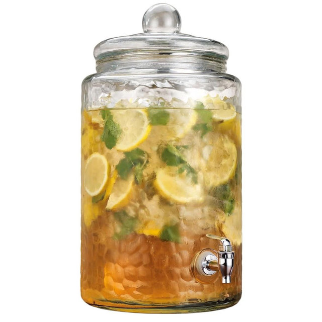 3-Gallon Hammered Beverage Dispenser