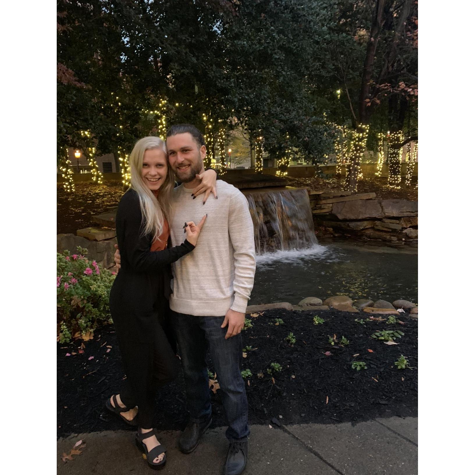 This photo was taken the night Alahnah's sister Savannah got engaged. Alahnah is jokingly saying, "Where's my ring?"
November 25, 2020
