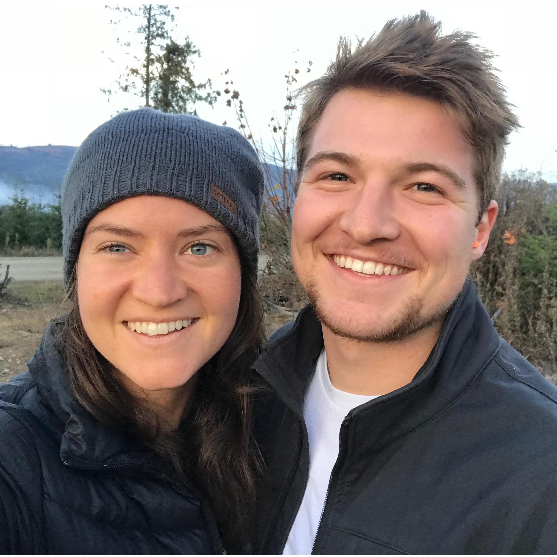 Clay pigeon shooting. Brooke's first time shooting. Portland. Nov 2018