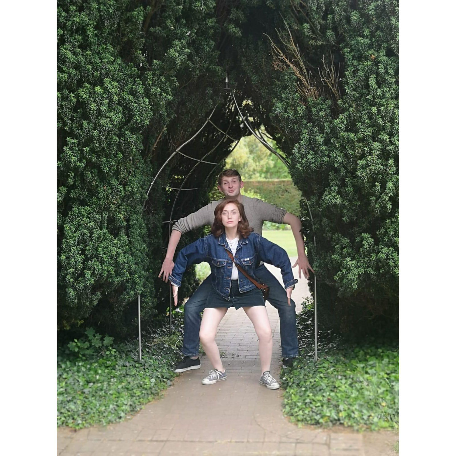 May 2019 - A bit of our silly side and our phone backgrounds for a couple years