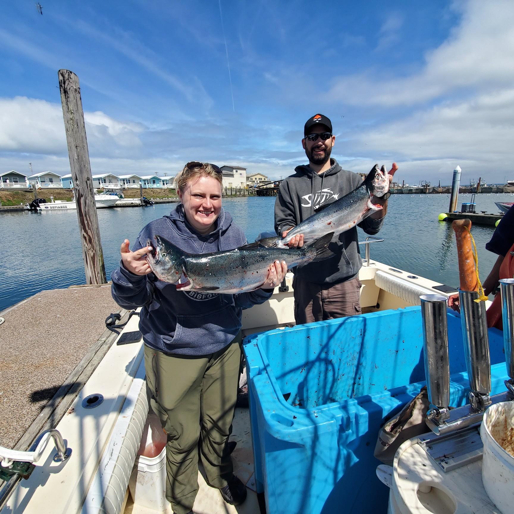 Ocean fishing trip with James dad and brother- August 2019