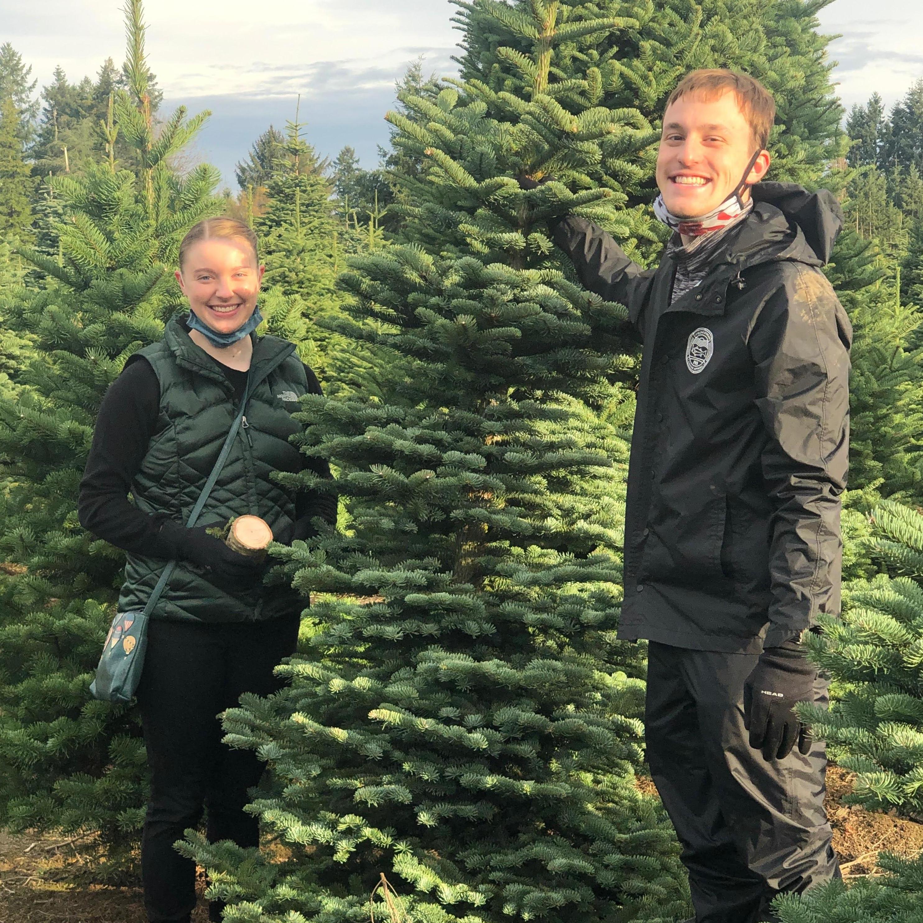 Picking out our Christmas tree - 2021