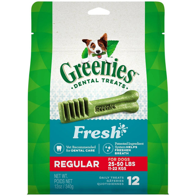 Greenies Fresh Regular Dog Treat - 12oz