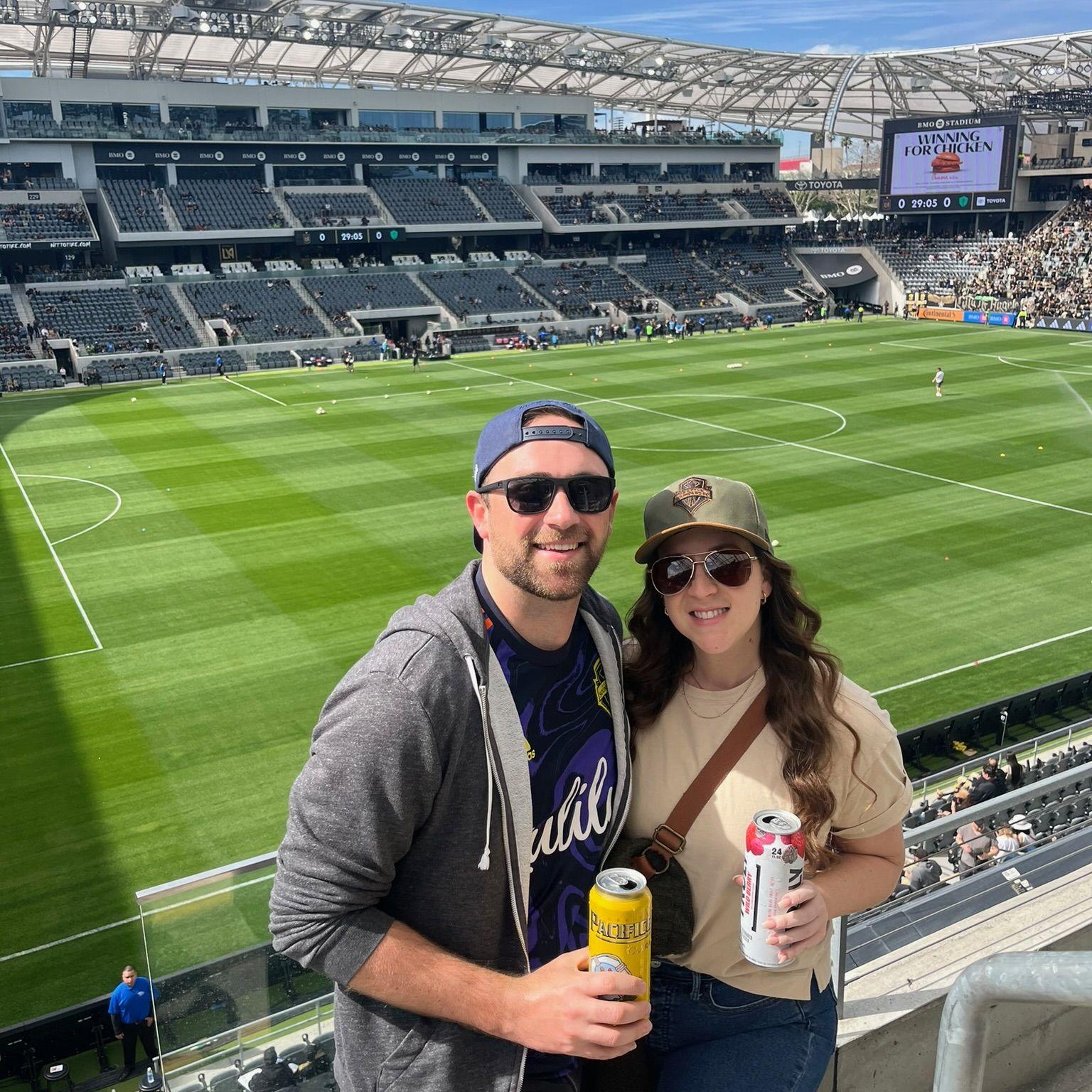 Our first Seattle Sounders Game together