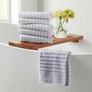 Karina 6-Piece Combed Cotton Bath Towel Set