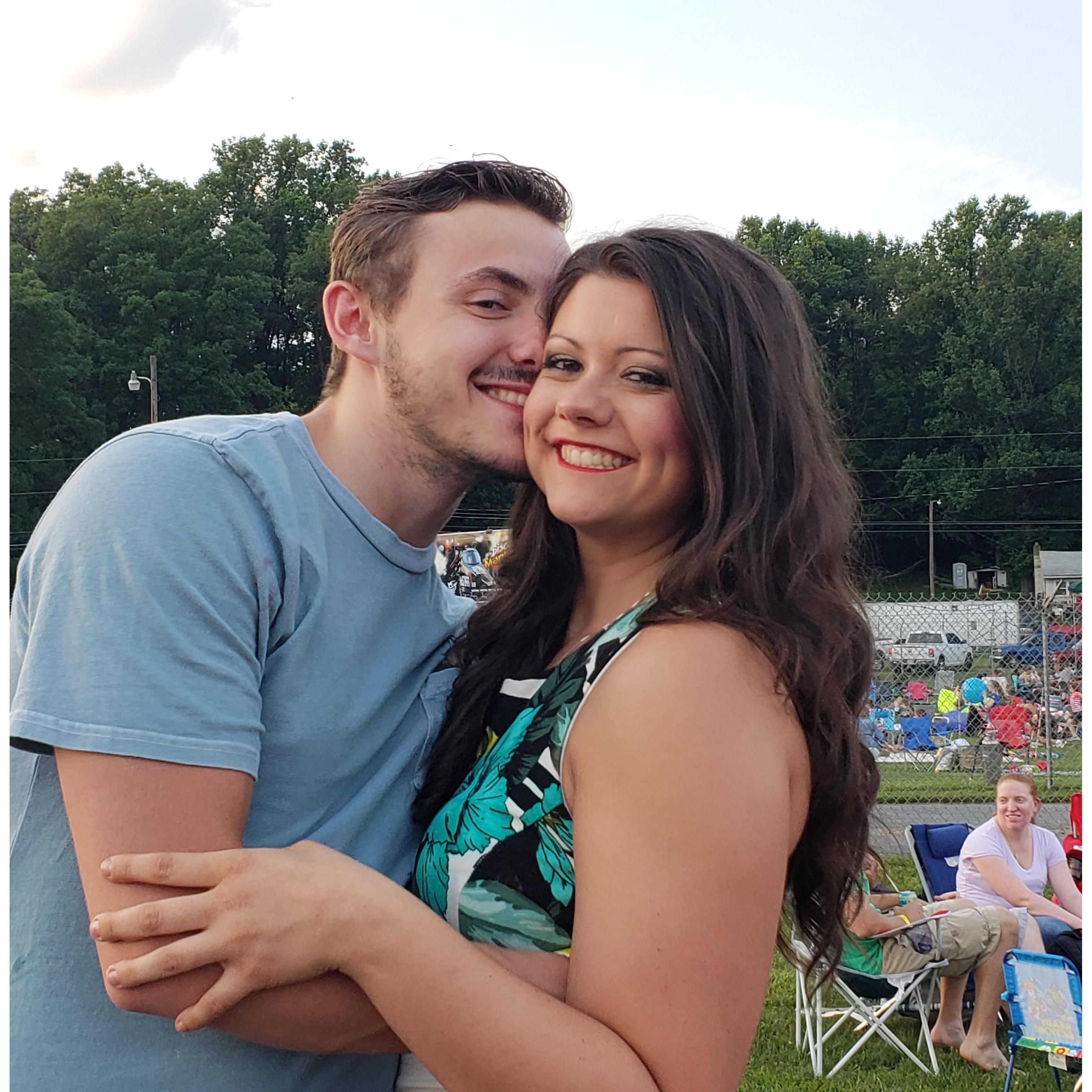 One of Josh's first of many family outings with The Bradley's to the Lantern Festival!