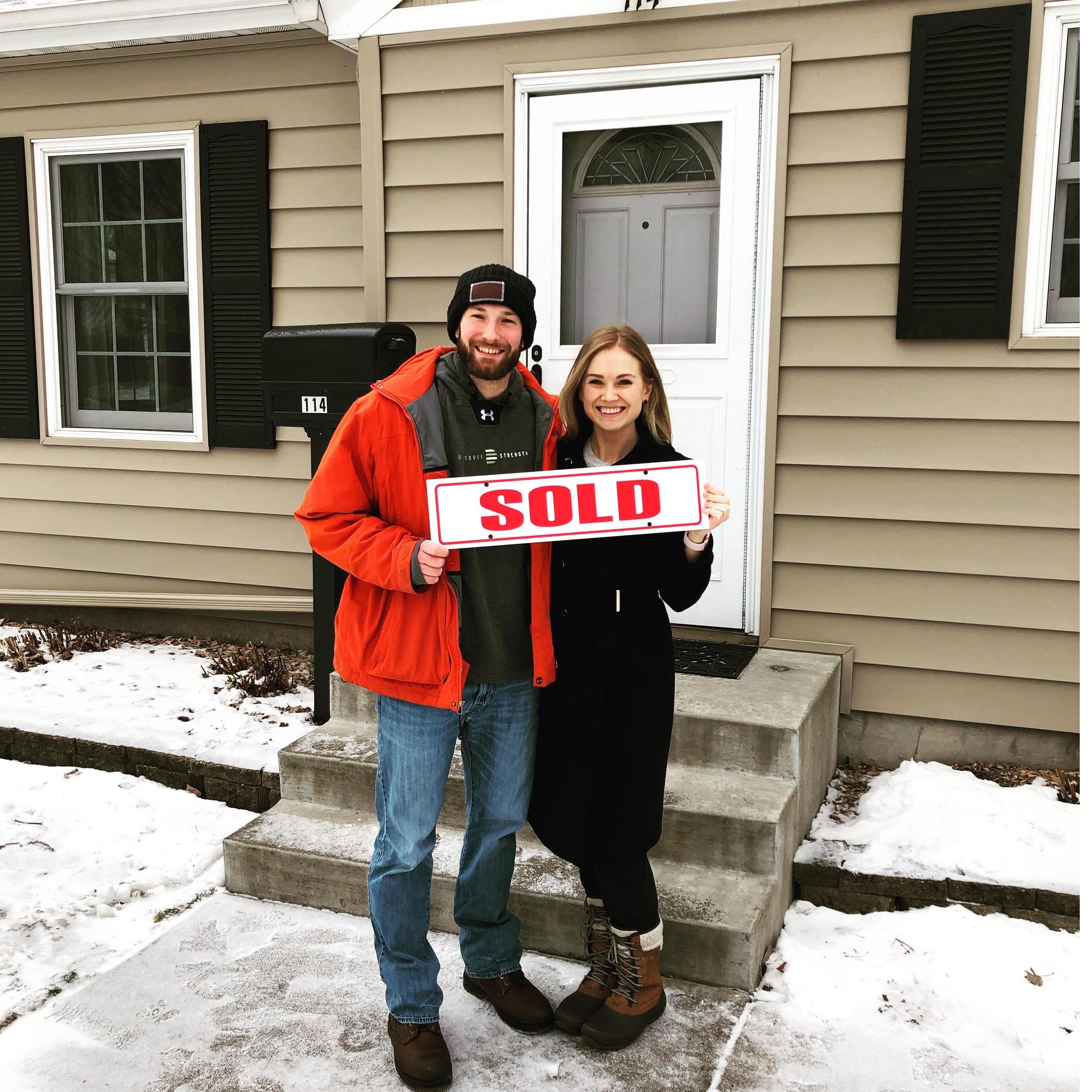 We closed on our home on 12/28/18 and couldn't have been more excited!