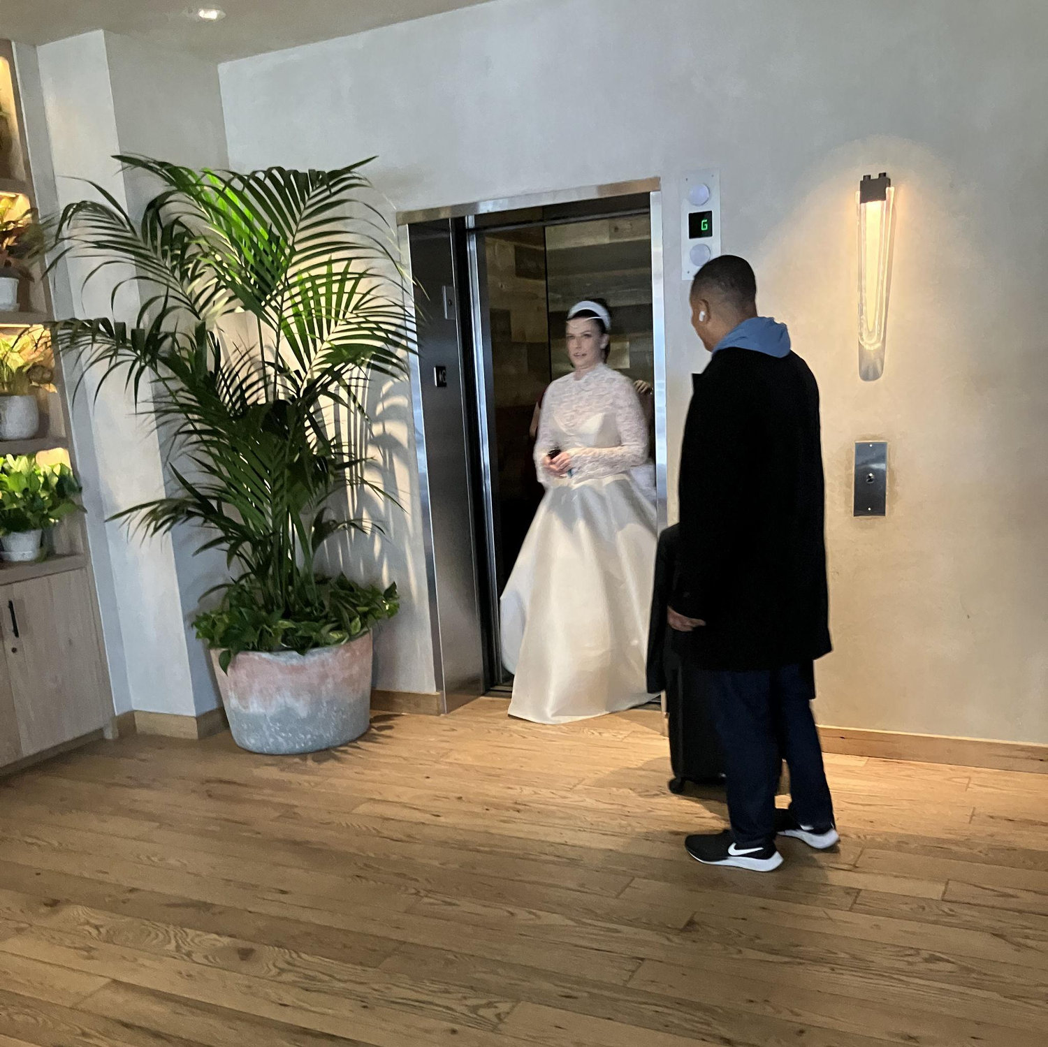 The first look at the Bride