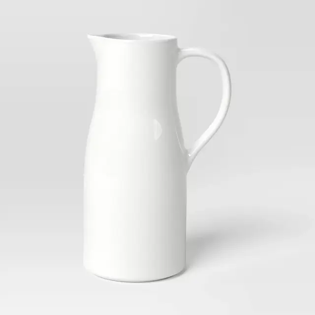 72oz Porcelain Pitcher White - Threshold™
