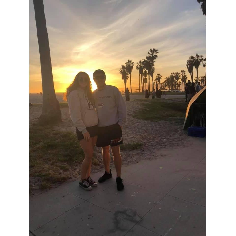 our first time overseas together