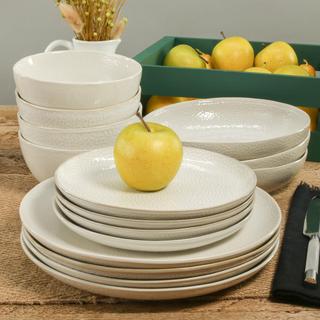 Serene 12-Piece Dinnerware Set, Service for 4
