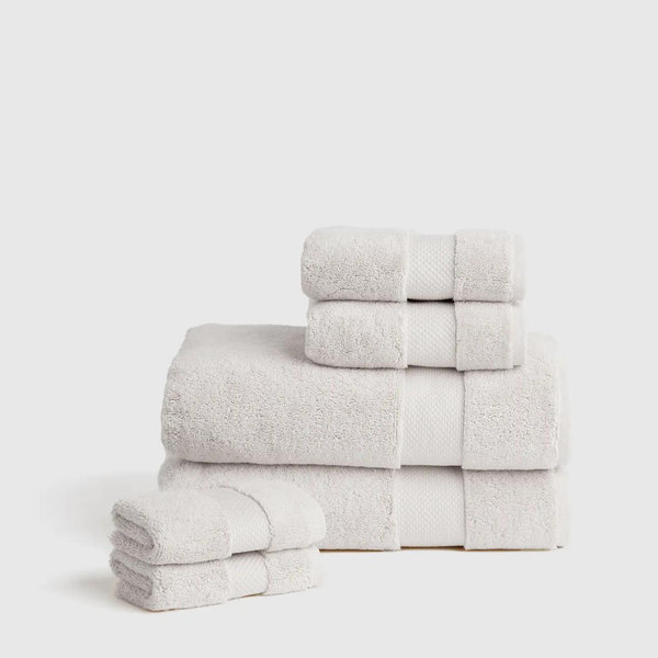 Turkish Ultra Plush Bath Towel Bundle - Silver