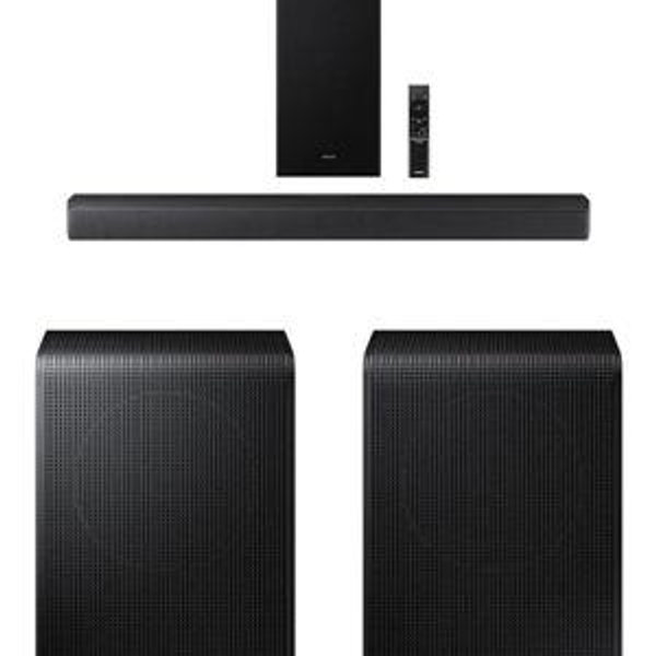 Samsung B-Series Soundbar HW-B630F 3.1 ch DTS Virtual:X Soundbar with Subwoofer (2025 Model) One Remote Control, Voice Enhance Mode 9250S Wireless Rear Speaker Kit (SWA-9250S/ZA, 2025)
