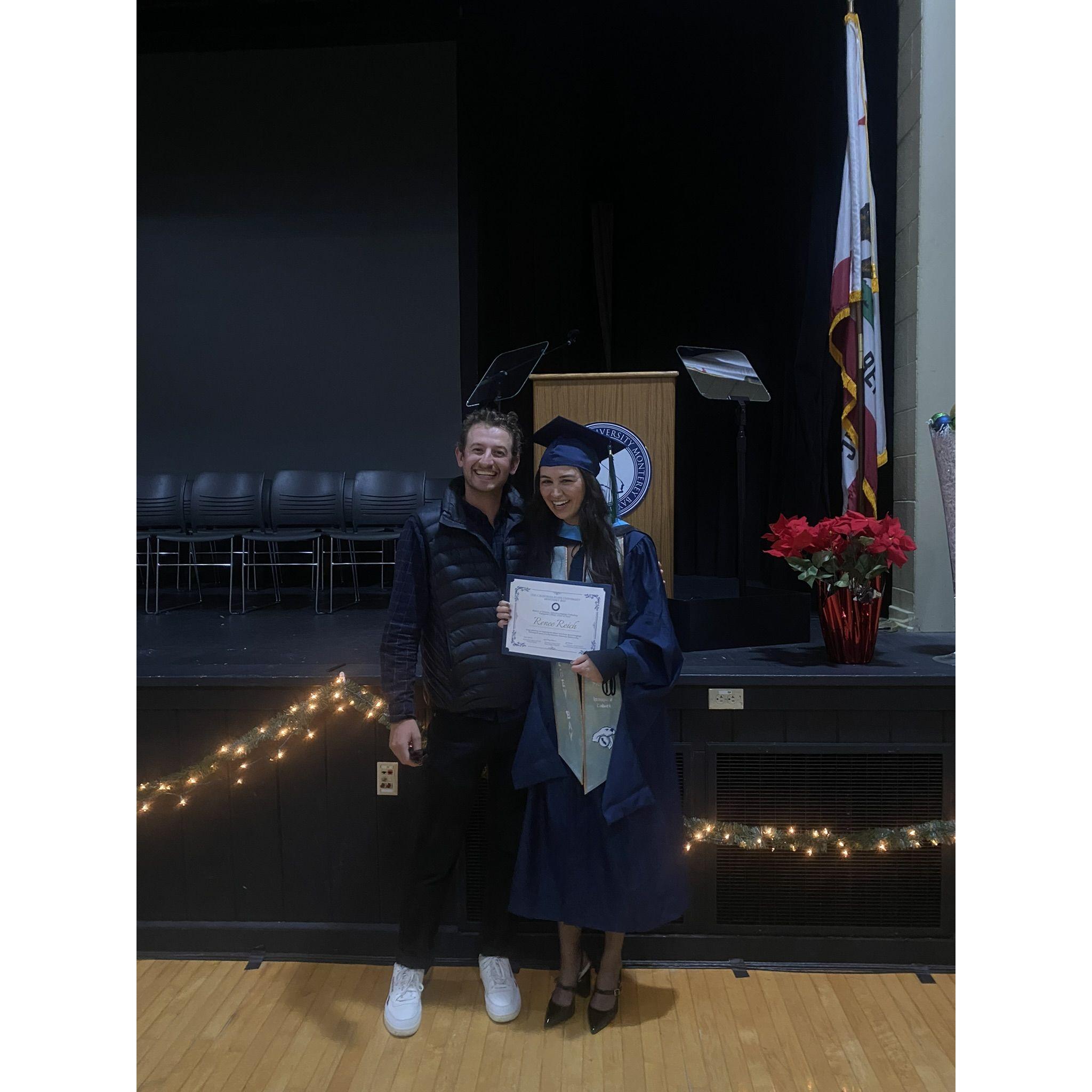 Renee's Grad School Graduation! No more school!!! - T