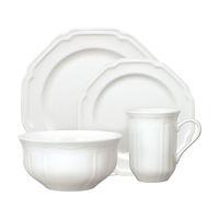 Antique White 16 Piece Dinnerware Set