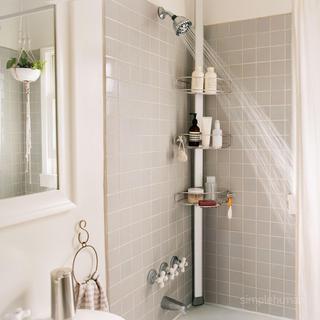 Stainless Steel Tension Pole Shower Caddy