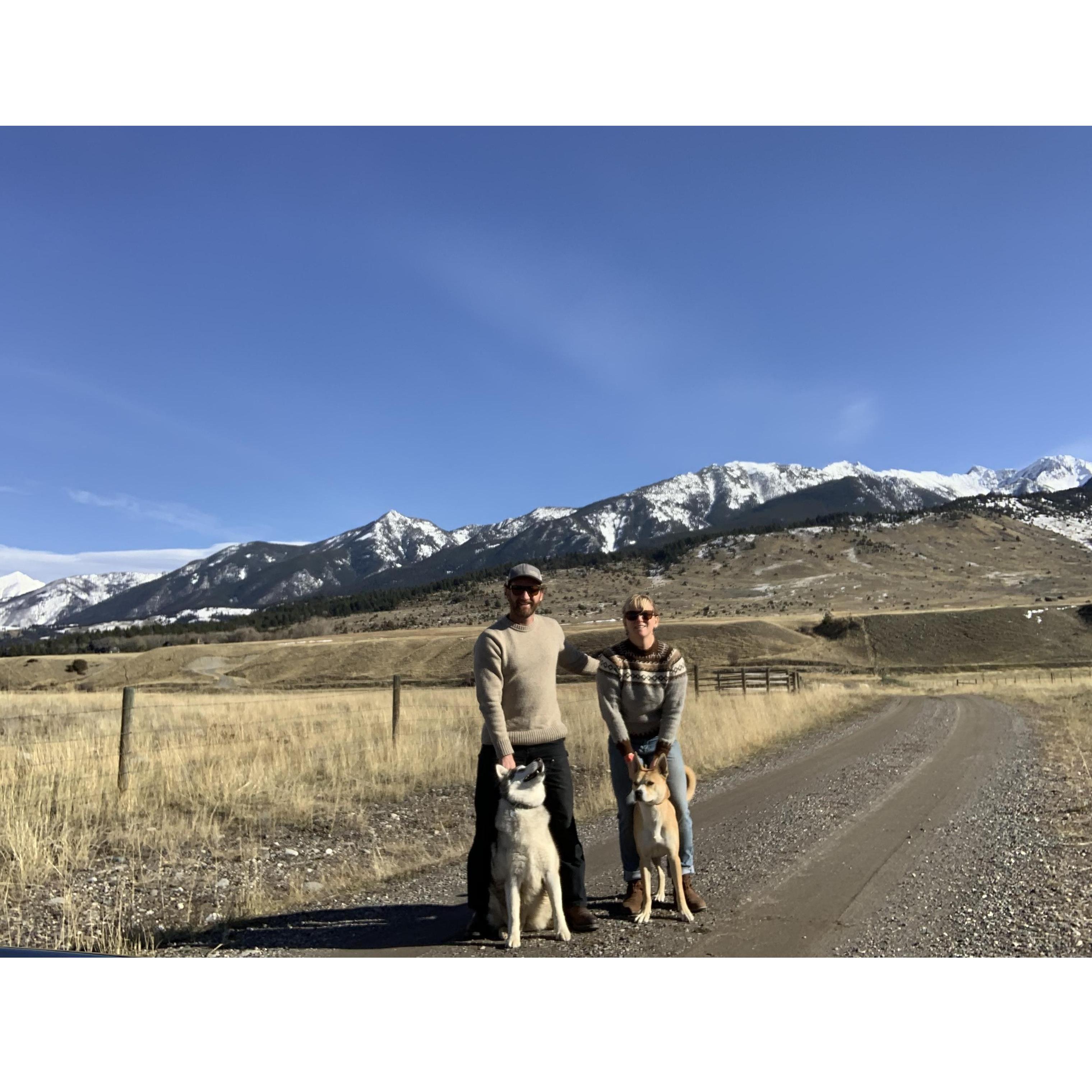 Montana family hotsprings trip in 2019.
