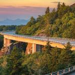 Driving on the Blue Ridge Parkway