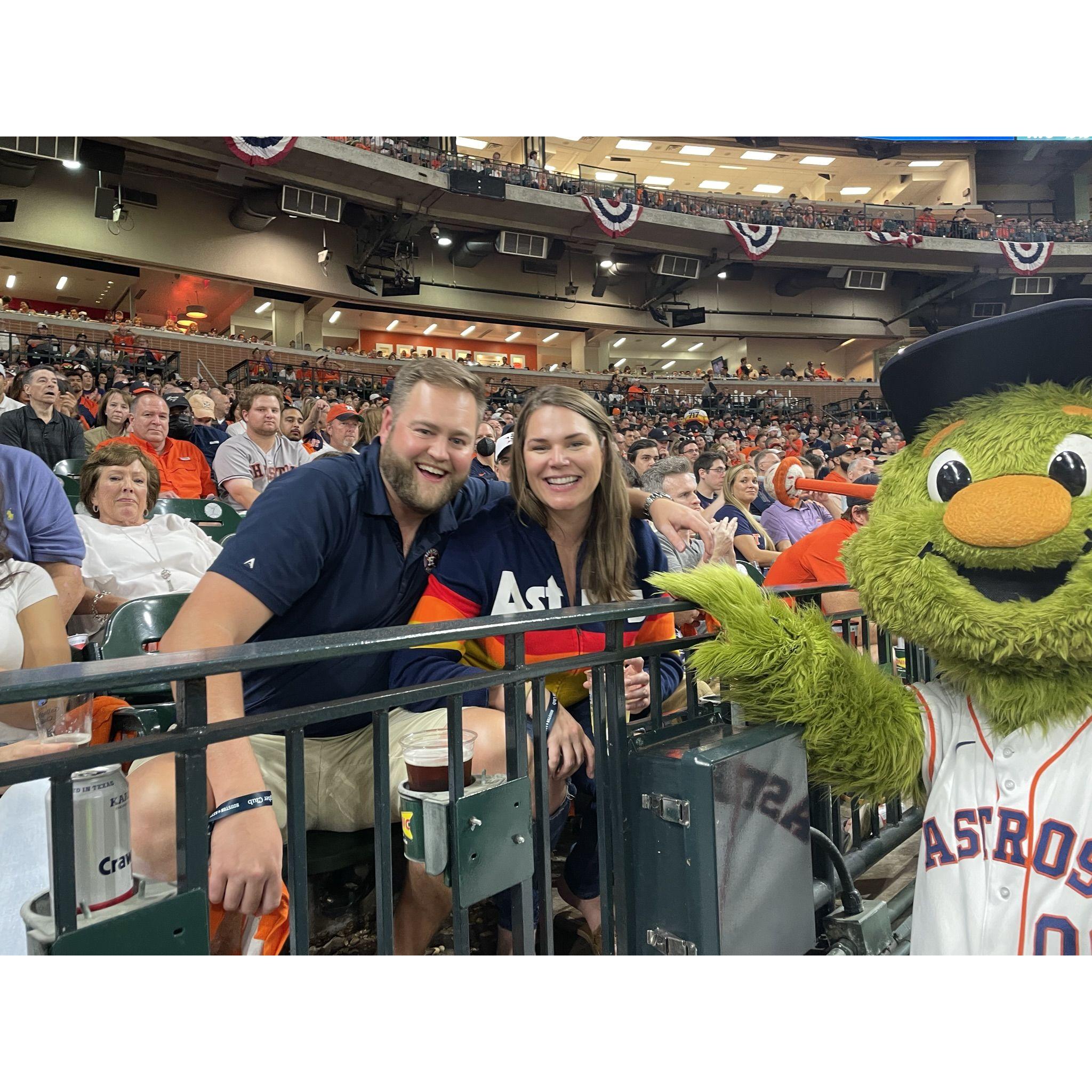 One of many Astros games, Oct 2021, Houston TX