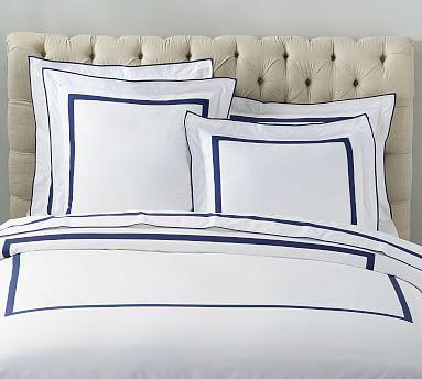 King Size Duvet Cover + Monogram MKD (Color: Navy Blue)