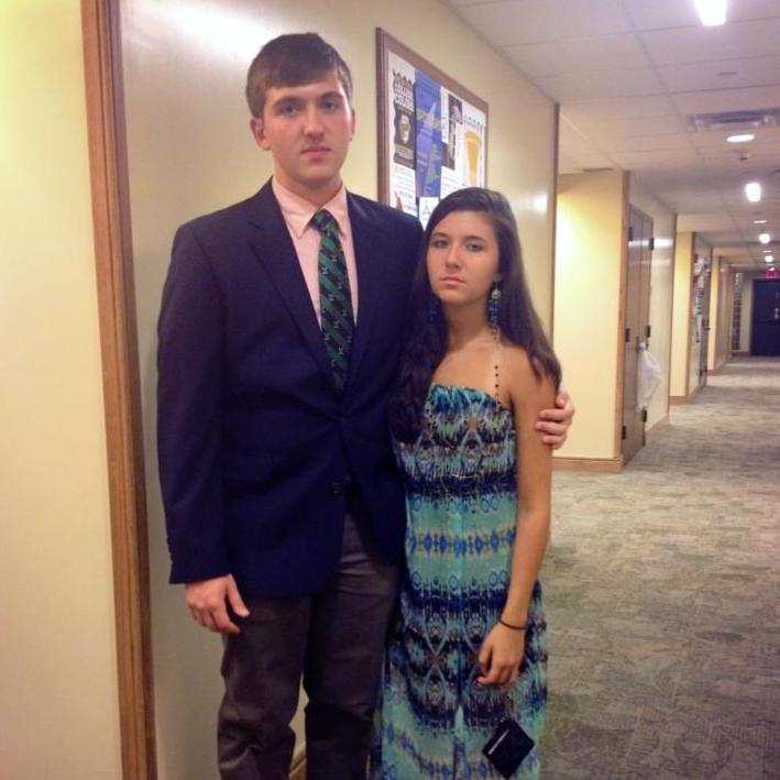 Our FIRST picture together! I swear we were already head-over-heels!