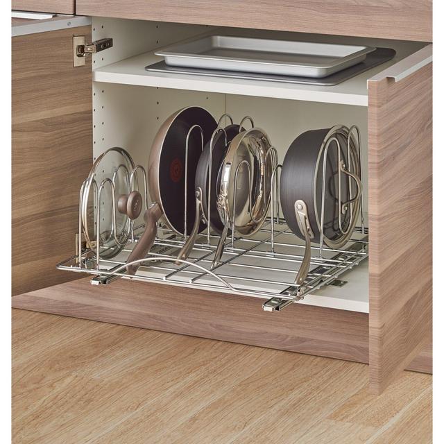 Wayfair Basics® Sliding Pot Organizer Pull Out Drawer