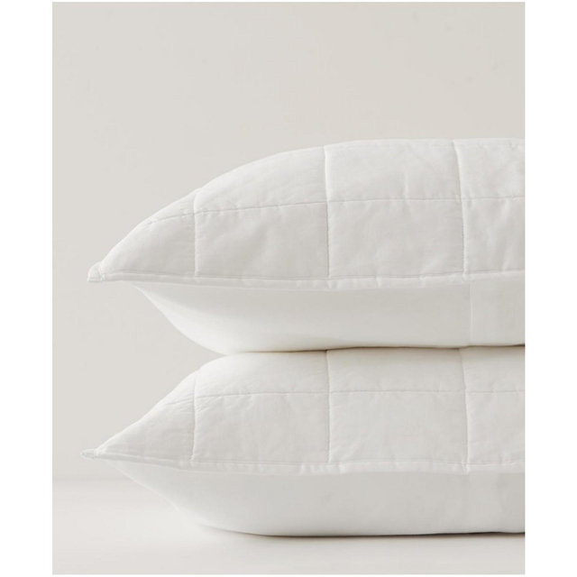 Organic Cotton Quilted Sham 2-Pack - King