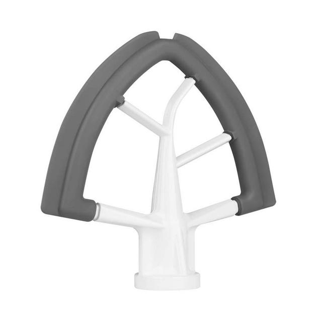 Flex Edge Beater for Kitchenaid Mixer, 5/4.5 Quart Tilt-Head Stand Mixer Attachment, Heavy Duty Metal Flat Beater Paddle for Kitchenaid Mixer with Both-Sides Flexible Silicone Edges